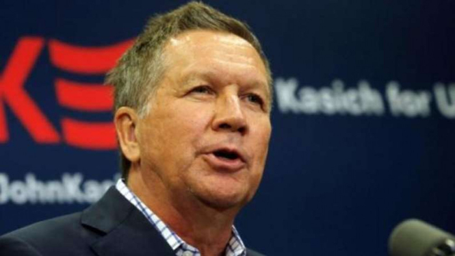 Bakal calon Presiden AS dan Gubernur Negara Bagian Ohio, John Kasich