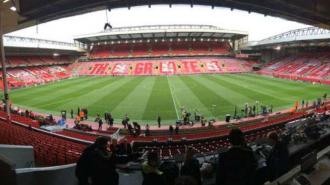 Stadion Anfield milik Liverpool