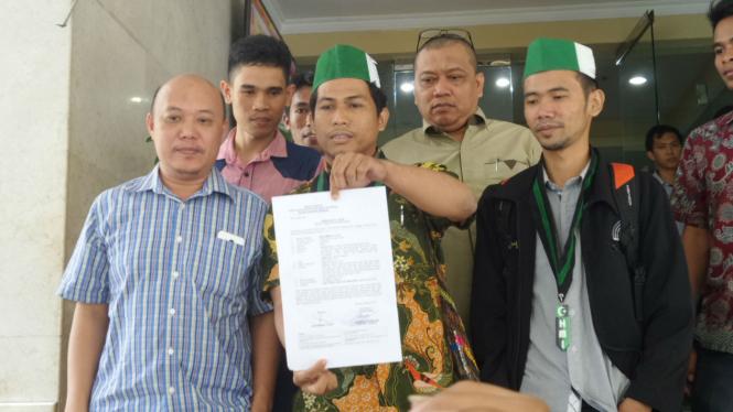 PB HMI laporkan Wakil Ketua KPK Saut Situmorang ke Mabes Polri.