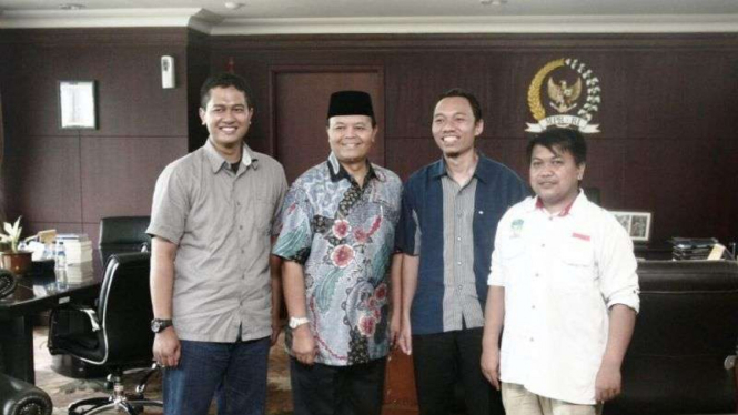 Wakil Ketua MPR Hidayat Nurwahid menerima audiensi Ketua Umum PP KAMMI.