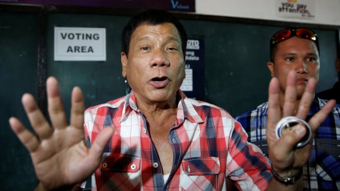 Presiden Filipina, Rodrigo Roa Duterte.