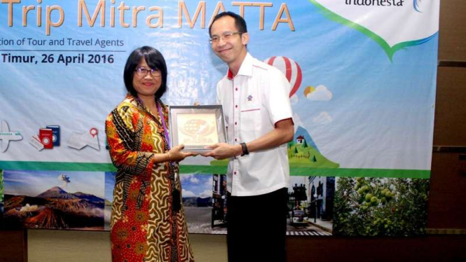 Hari Budiarti bersama (Malaysian Association of Tour and Travel Agents)