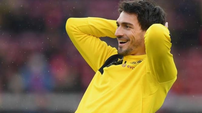 Mats Hummels saat membela Borussia Dortmund