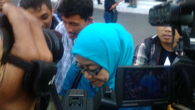 Kadis Kebudayaan dan Pariwisata Pemkot Surabaya Wiwik Widyati diperiksa Polisi