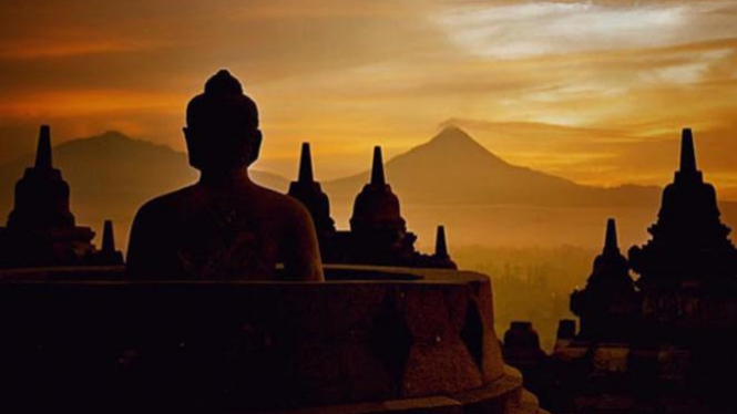 Candi Borobudur, Magelang, Jawa Tengah.