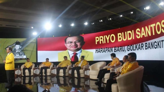 Priyo Budi Santoso di Debat Caketum Munaslub Golkar