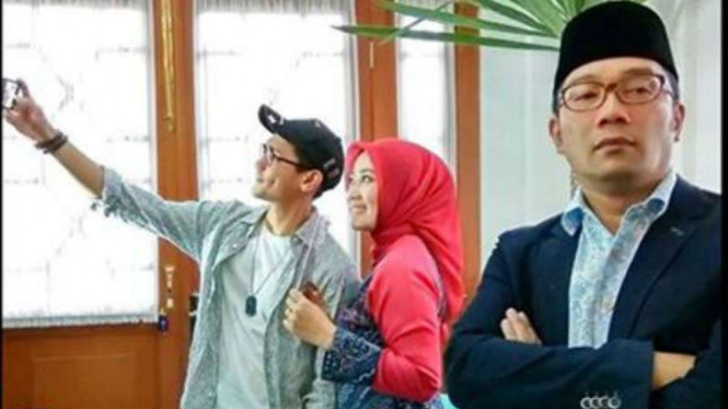 Walikota Bandung, Ridwan Kami, mengunggah foto di facebook. 