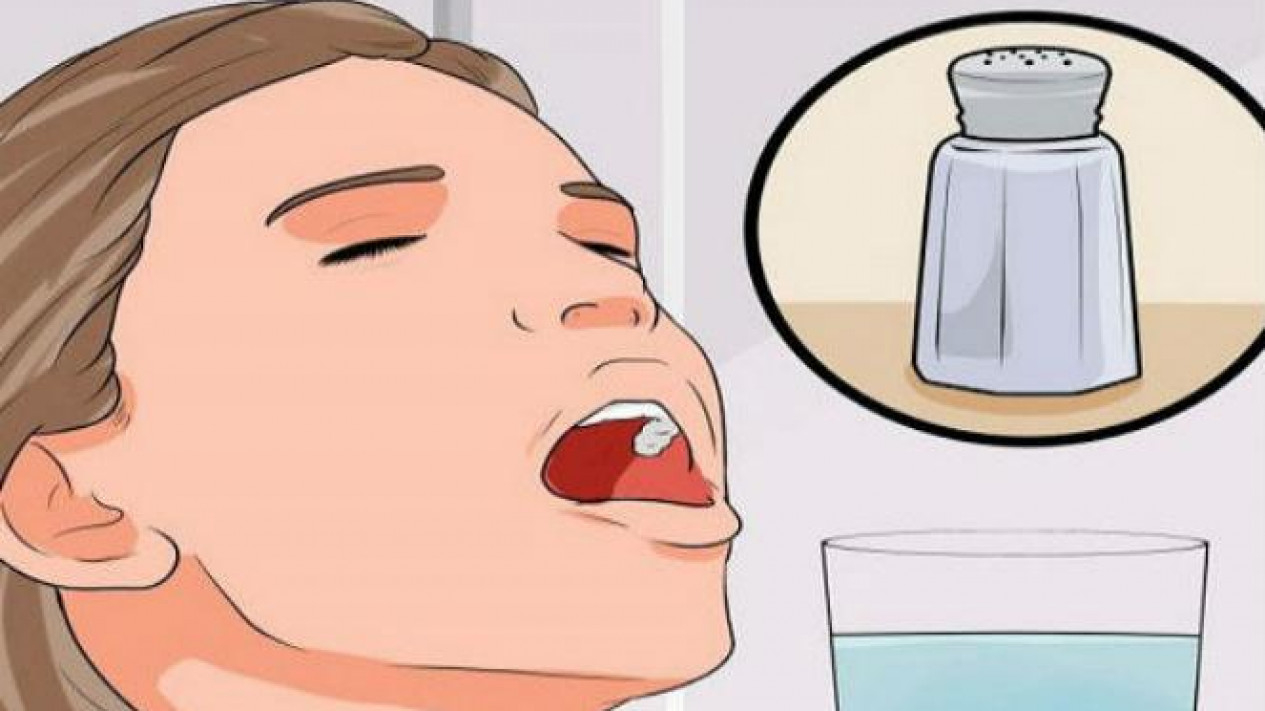 Apakah air garam bisa menyembuhkan sakit gigi