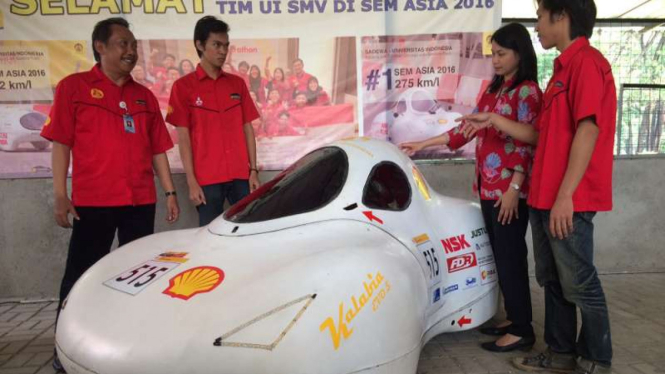 Mobil Kalabia Evo 5 buatan Mahasiswa Universitas Indonesia.