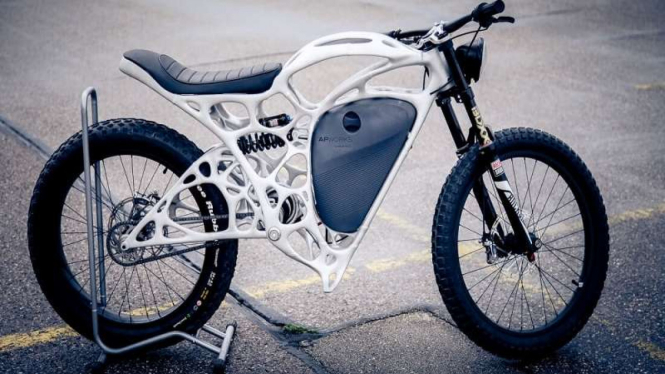 Sepeda motor listrik pertama yang dicetak dari printer 3D, Light Rider