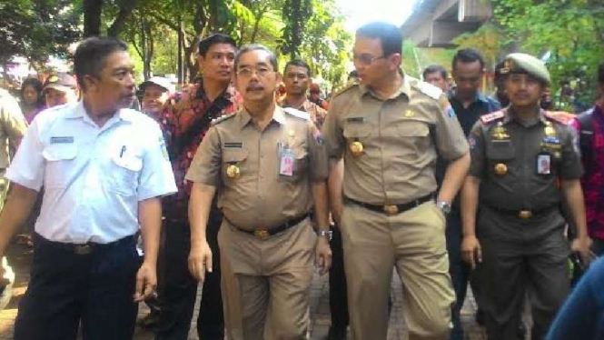 Gubernur DKI Jakarta, Basuki Tjahaja Purnama alias Ahok.