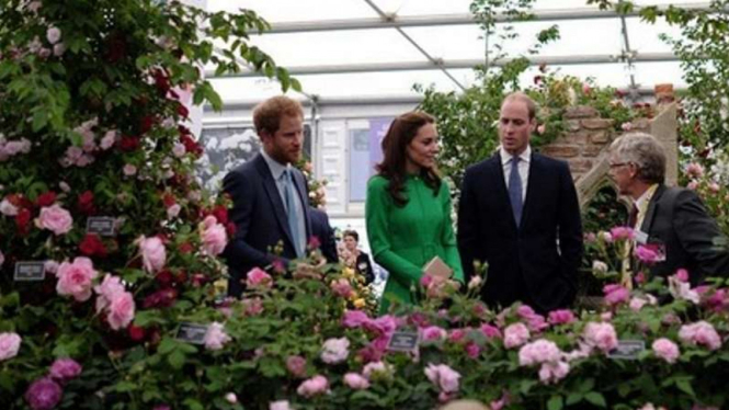 Kate Middleton di pameran bunga Chelsea  