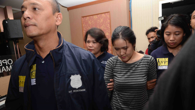 Jessica Kumala Wongso, tersangka pembunuhan Wayan Mirna Salihin.
