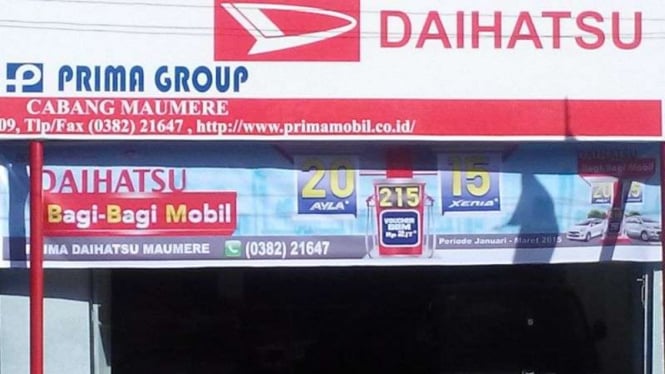 Showroom Daihatsu cabang Maumere. 