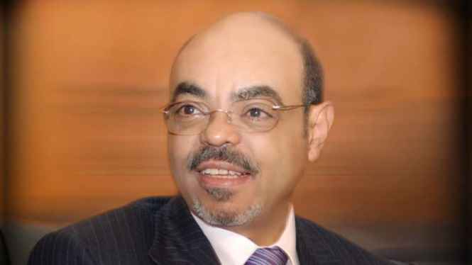Meles Zenawi, pemimpin EPRDF yang menjadi Presiden Ethiopia usai menyingkirkan junta militer komunis.