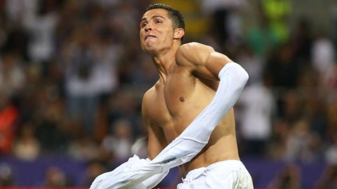 Penyerang Real Madrid, Cristiano Ronaldo