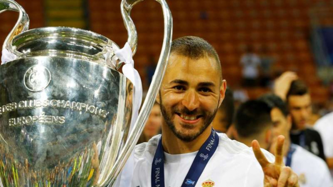 Penyerang real Madrid, Karim Benzema
