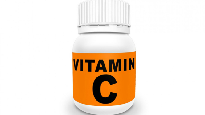 Ilustrasi suplemen vitamin C.