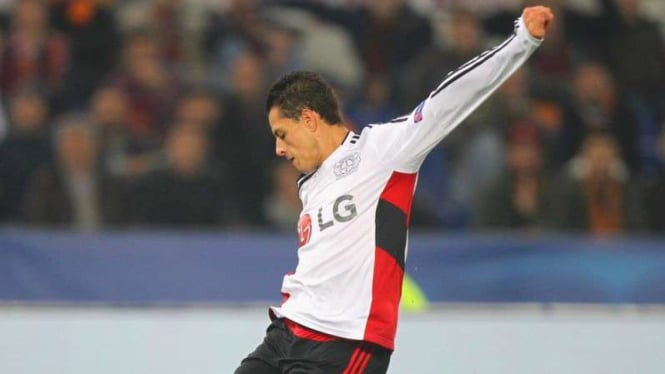 Penyerang Bayer Leverkusen, Javier 'Chicharito' Hernandez