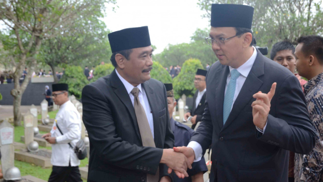 Gubernur DKI Jakarta, Basuki Tjahaja Purnama, dan Wakil Gubernur Djarot Saiful Hidayat.