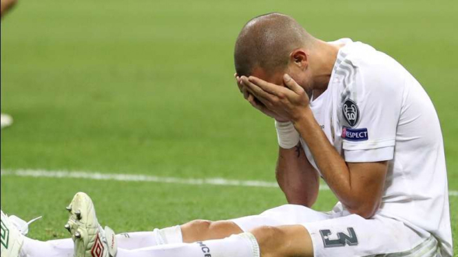 Mantan bek Real Madrid, Pepe.