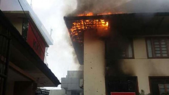 Gedung Kejati Jawa Barat Terbakar