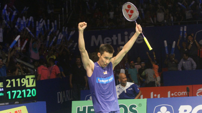 Lee Chong Wei Raih Juara Tunggal Putra Indonesia Open 2016