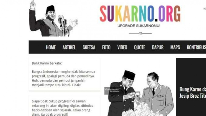 Situs web sukarno.or