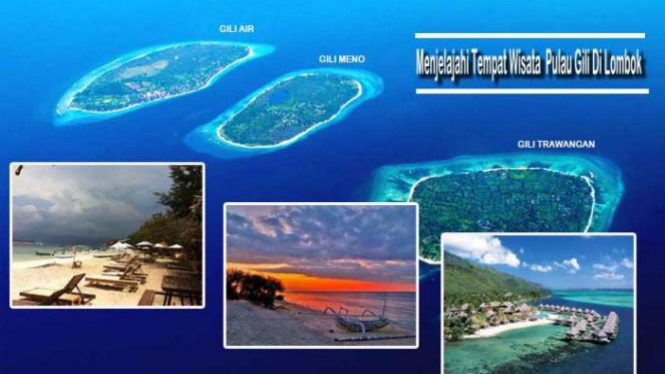 Tiga Pulau Gili di Lombok.