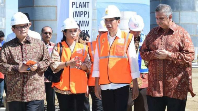 Jokowi Groundbreaking Proyek Mobile Power Plant (MPP) NTB