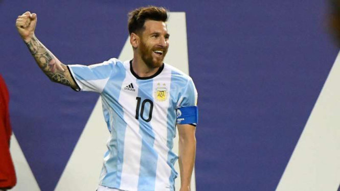 Bintang Timnas Argentina, Lionel Messi.