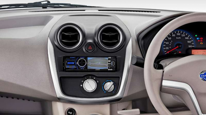 Interior Datsun Go+ Edisi Lebaran.