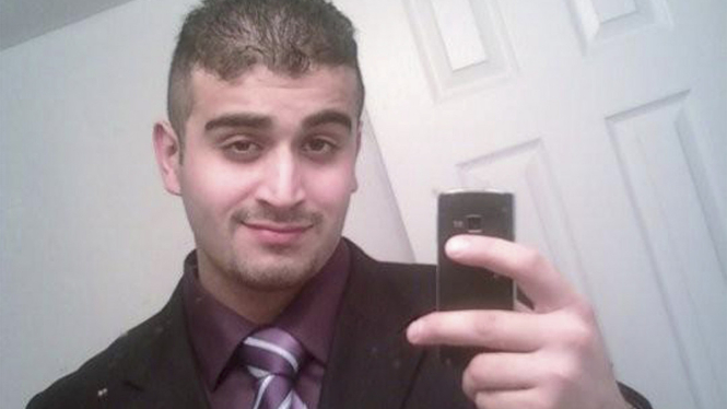 Wajah pelaku penembakan di klub gay Orlando, Omar Mateen.