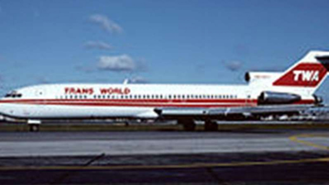 Pesawat Trans World Airlines (TWA) 847 yang menjadi korban pembajakan.