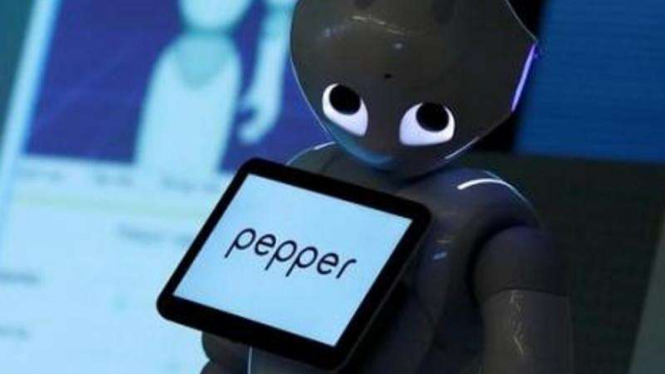 Robot Humaniod, Pepper, resmi menjadi 'pegawai' rumah sakit di Belgia.