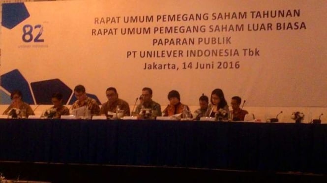 Rapat Umum Pemegang Saham PT Unilever Indonesia Tbk