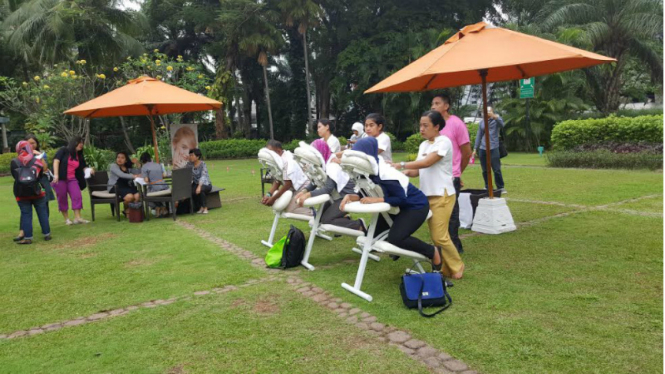 Global Wellness Day di Hotel Shangri-La Jakarta