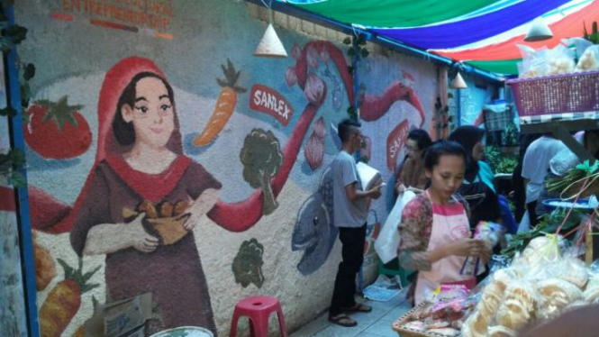 Pasar Cihapit Bandung menjadi daya tarik di Bulan Ramadan.