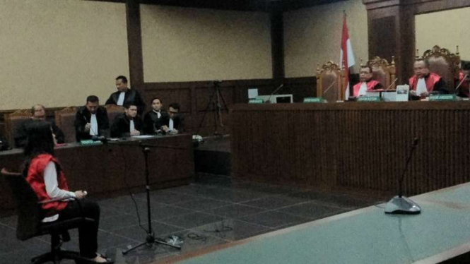 Jessica Kumala Wongso menjalani sidang di Pengadilan Negeri Jakarta Pusat