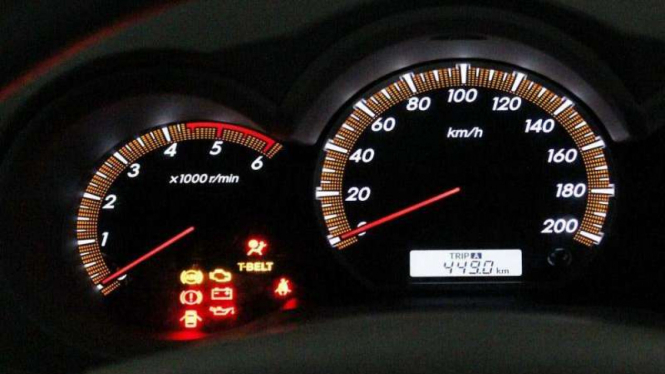 Odometer mobil.