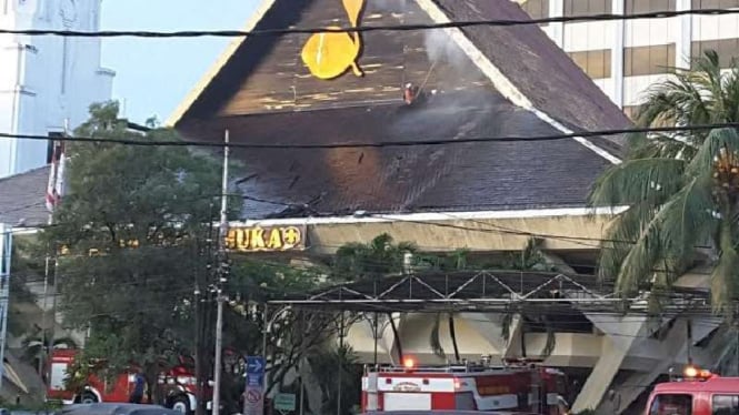  Gedung Pramuka Kwartir Nasional (Kwarnas) terbakar