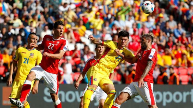 Laga Rumania Vs Swiss di Piala Eropa 2016