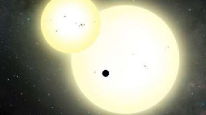 Ilustrasi Planet Kepler-1674 b