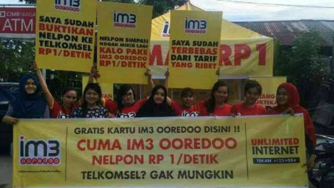 Promo IM3 Indosat Ooredoo yang menyerang Telkomsel