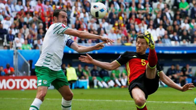 Pertandingan Belgia vs Republik Irlandia di Piala Eropa 2016