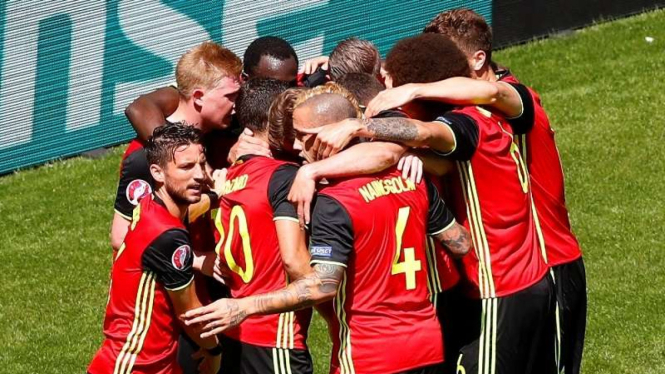 Pemain timnas Belgia.