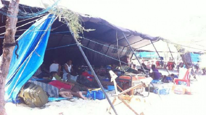 Pengungsi Tamil asal Sri Lanka terdampair di Aceh Besar