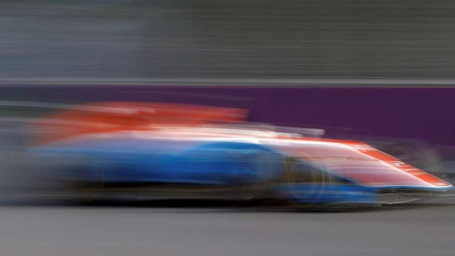 Pembalap Manor Racing, Pascal Wehrlein saat balapan di F1 GP Eropa
