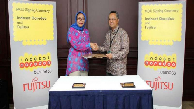 Kemitraan Indosat Ooredoo-Fujitsu