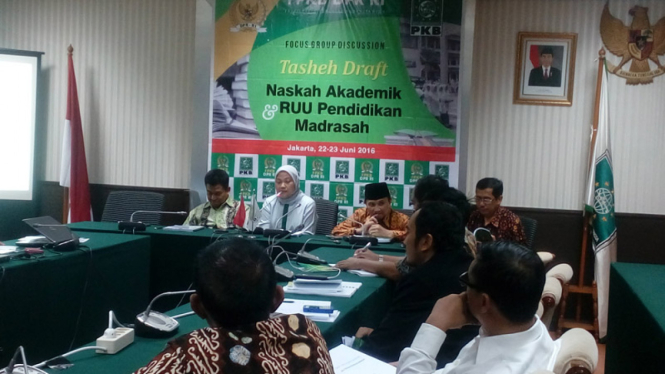Fraksi PKB Gelar Diskusi Tasheh Draft Naskah Akademik & RUU Pendidikan Madrasah